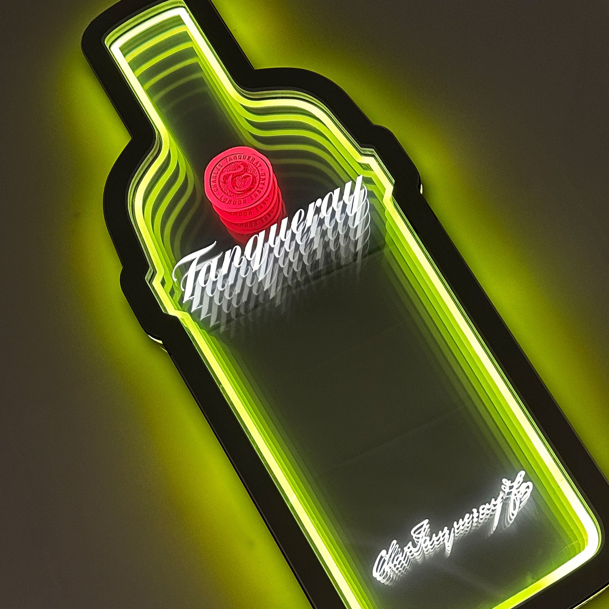 Slimline Infinity Mirror LED Signs (Custom Made)