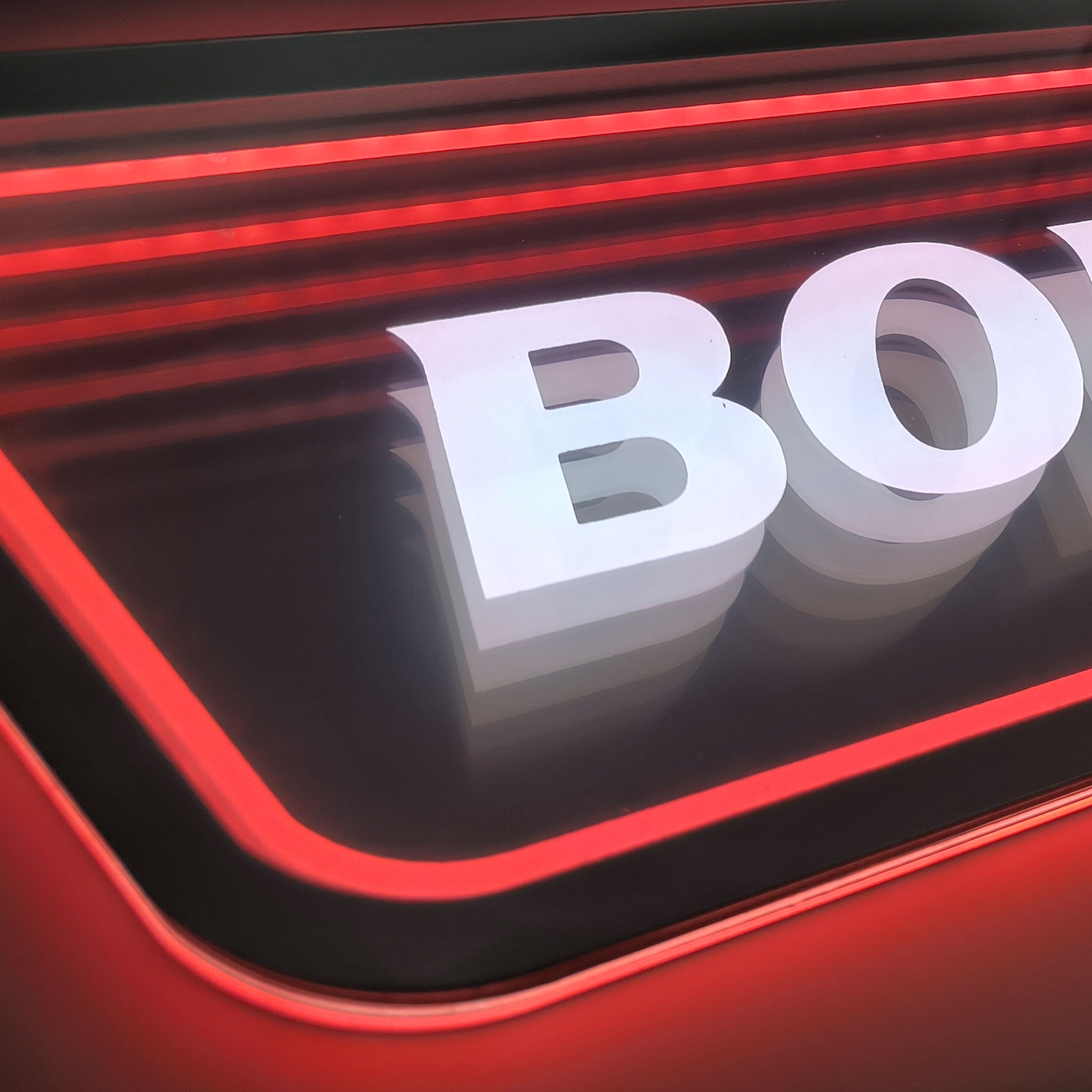 Slimline Infinity Mirror LED Signs (Custom Made)