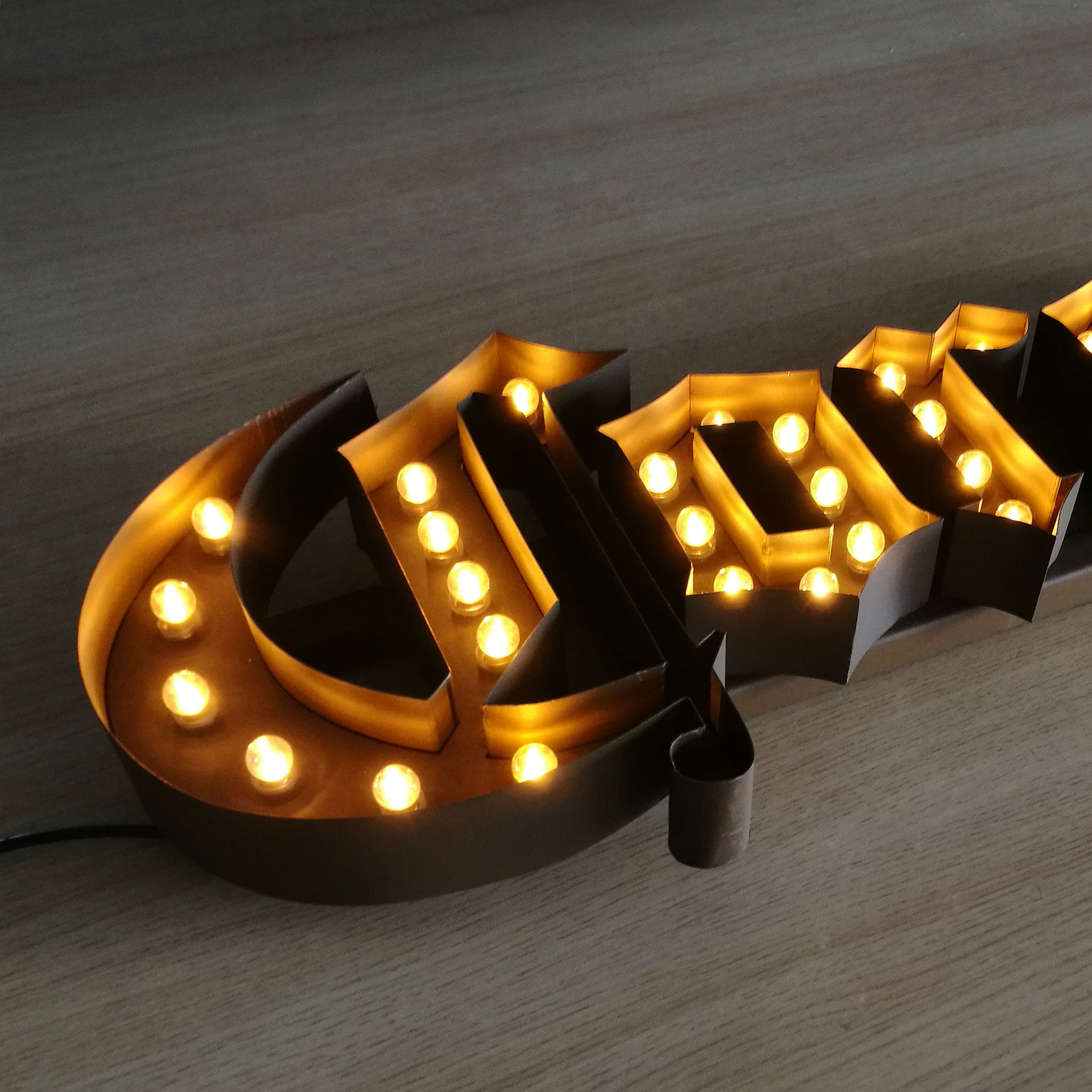 Vintage Marquee LED Signs (Custom Made)