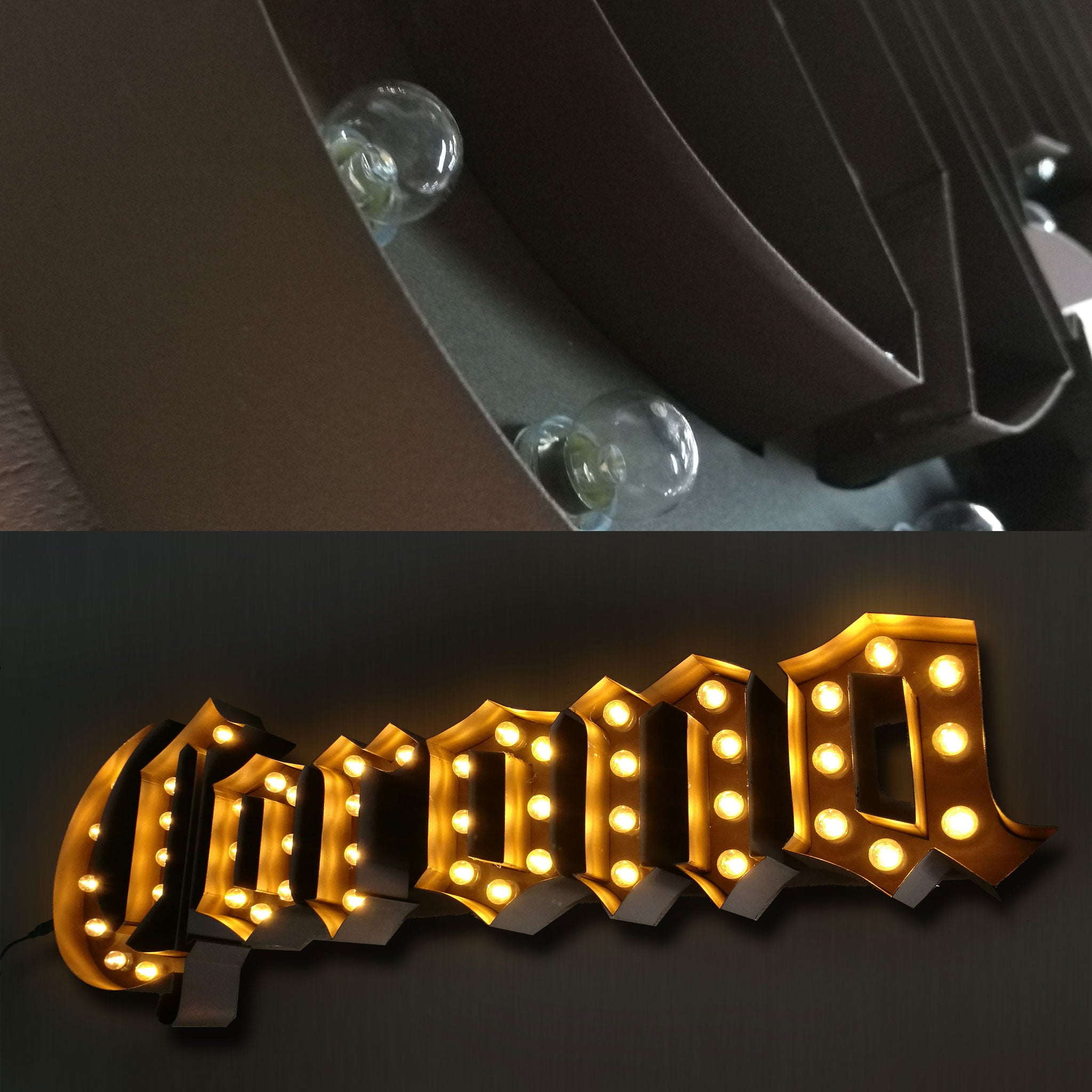 Vintage Marquee LED Signs (Custom Made)