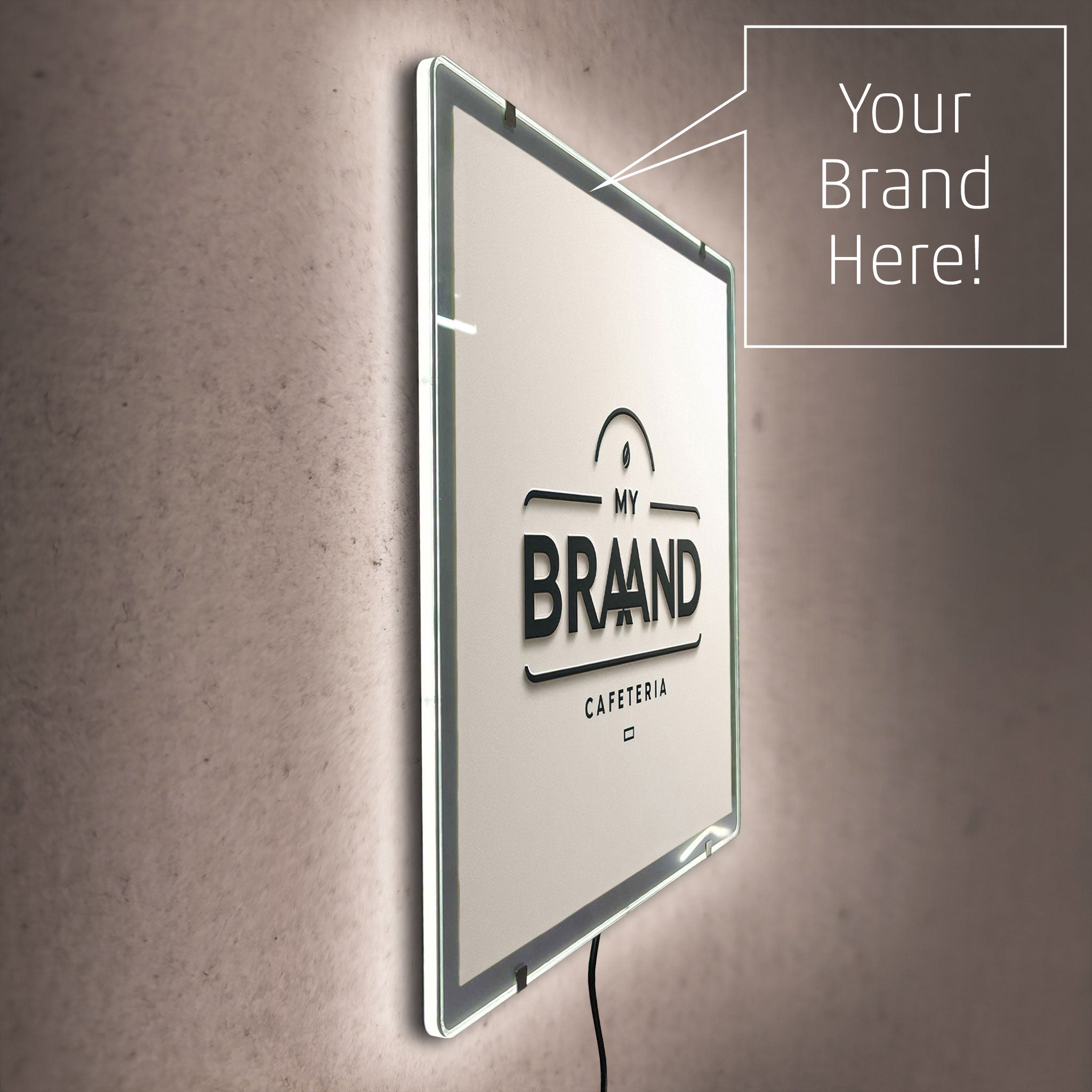 Slimline Generic LED Signs (Square Shape)