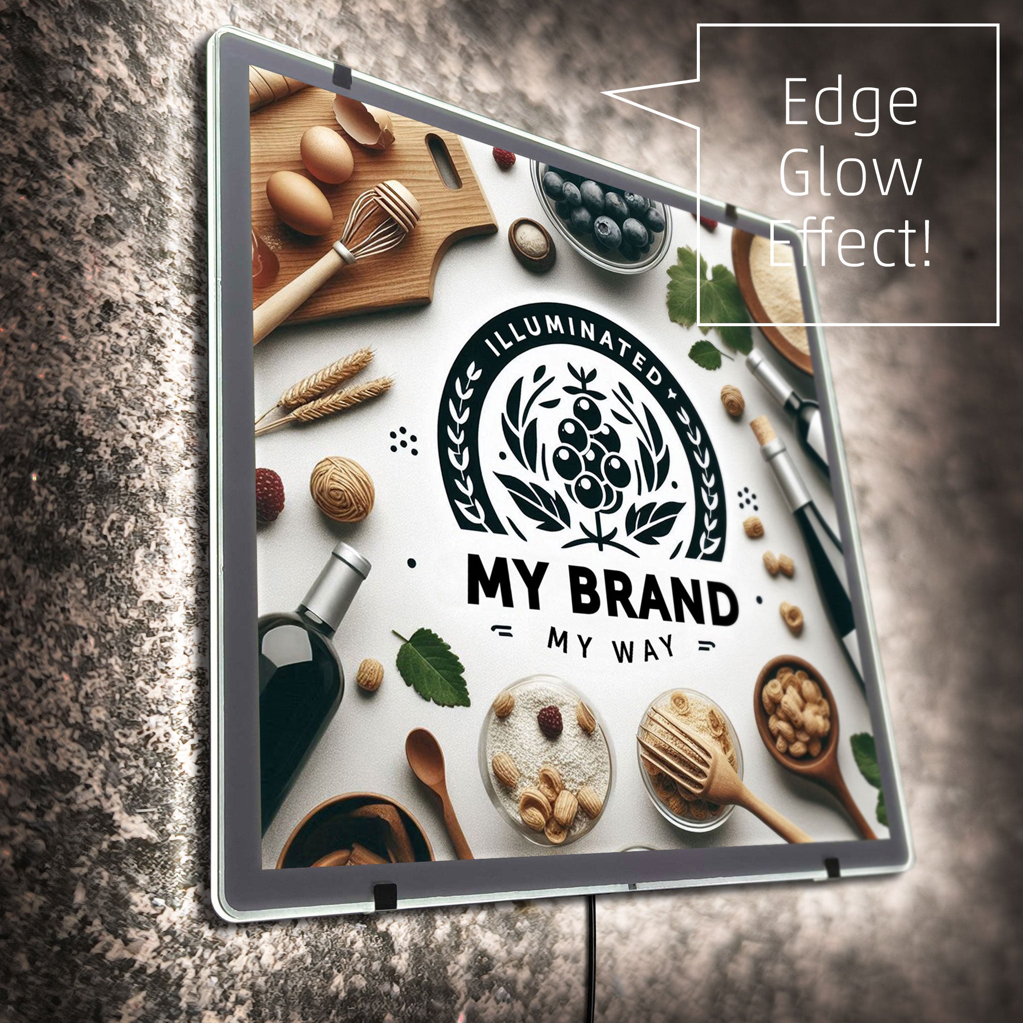 Slimline Generic LED Signs (Square Shape)