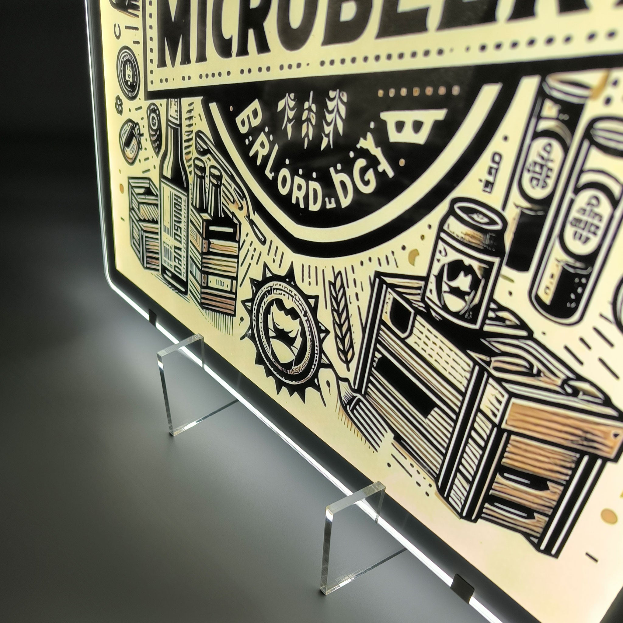 Slimline Generic LED Signs (Square Shape)