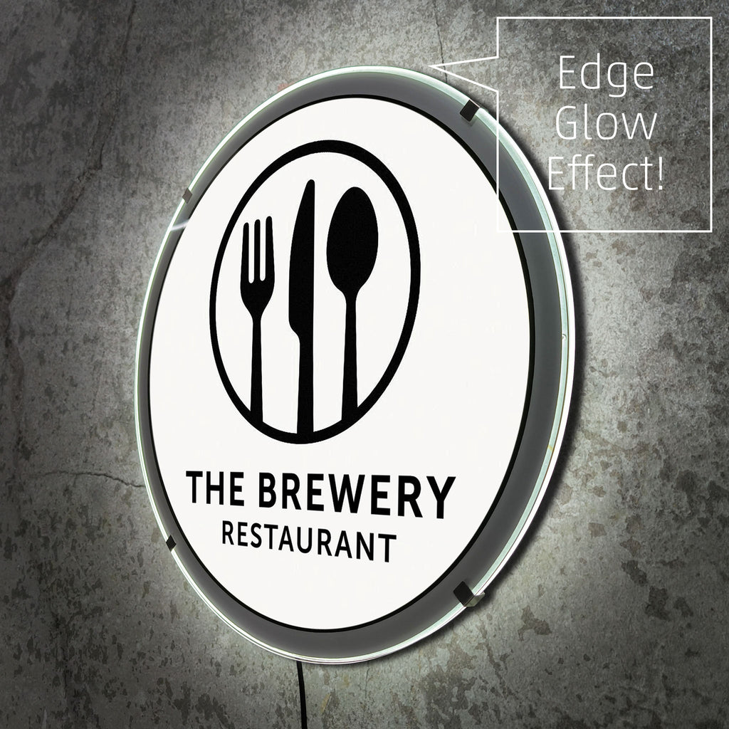 Slimline Generic LED Signs (Circular Shape)
