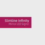 Slimline Infinity Mirror LED Signs (Custom Made)